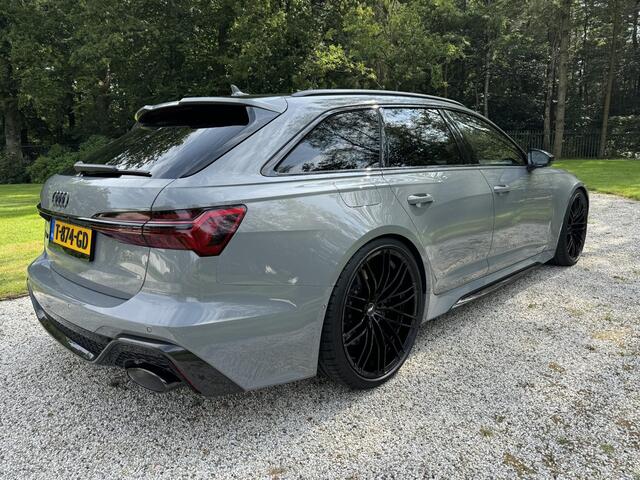 Audi RS6 A6 Avant TFSI quattro 750pk JD | Dynamic+ pack | B&O High | Carbon | Keramisch | Abt onderstel | Volleder + Alc | Panodak | SoftClose | Stoelkoeling | HUD | Standkachel | Xpel | Etc.. etc..