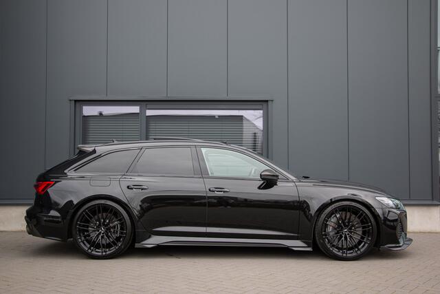Audi RS6 Avant RS6-S ABT 700PK | Keramische | ACC | 360 Cam | Head up | B&O | Stoelventilatie | Lane & Side Assist | Dynamic+ 305km/h| Laser | Achterasbesturing | Laser | Stuurverwarming | Memory | Garagedeuropener | Apple & Android Carplay | HR 22"| ABT Sportuitl