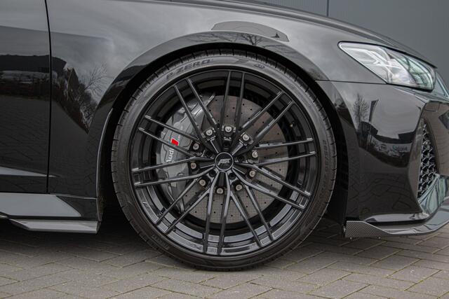 Audi RS6 Avant RS6-S ABT 700PK | Keramische | ACC | 360 Cam | Head up | B&O | Stoelventilatie | Lane & Side Assist | Dynamic+ 305km/h| Laser | Achterasbesturing | Laser | Stuurverwarming | Memory | Garagedeuropener | Apple & Android Carplay | HR 22"| ABT Sportuitl