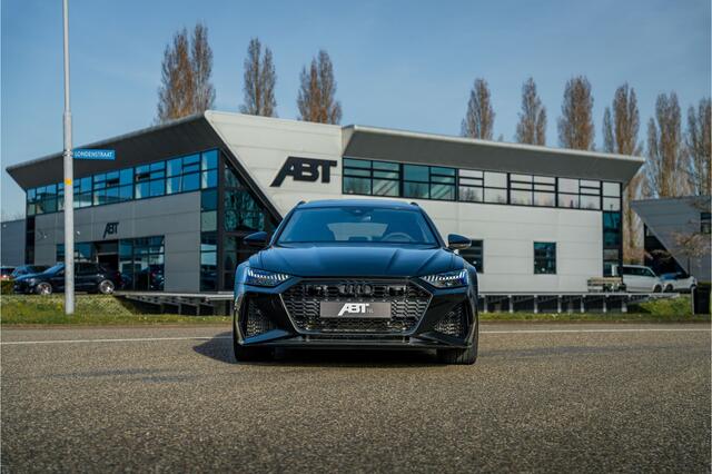 Audi RS6 Performance Quattro 630pk Dark olive green Porsche (Audi Exclusive) | B&O Advanced | Dynamic plus incl. keramische remmen | RS design pakket grijs plus | Alcantara hemel | DRC | assistentiepakket plus | panorama dak | 22 inch Neodyme Performance velgen | 