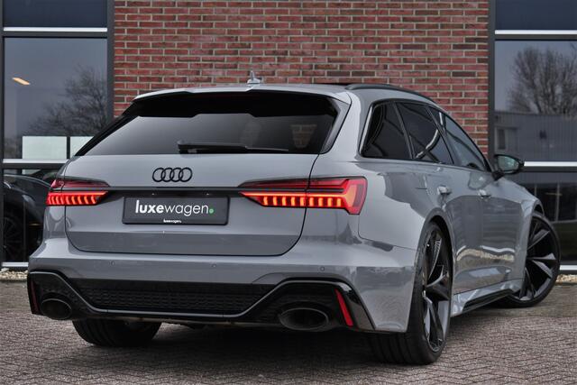 Audi RS6 Avant 4.0 TFSI quattro DynPlus Pano Nardo Design Sportuitlaat HUD ACC 22"