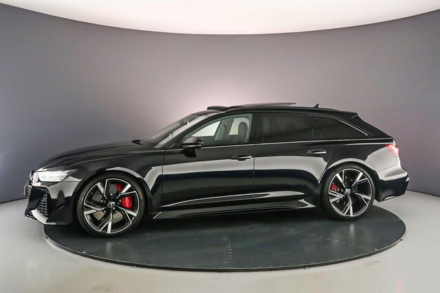 Audi RS6 600pk | Keramisch | Pano | B&O | Head UP | 305km\h | RS Dynamic Plus | Tour/City | 4Wiel Besturing | 360Cam | Servo | RS Sportuitlaat | RS Luchtvering |