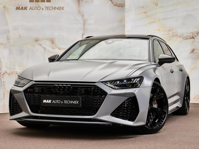 Audi RS6 Avant 4.0 TFSI Quattro, Mateffect, Dynamic+, carbon, ceramic, pano, HUD, Laser, luchtv., B&O, sp.uitlaat, keyless, ACC, 22'', NP252k