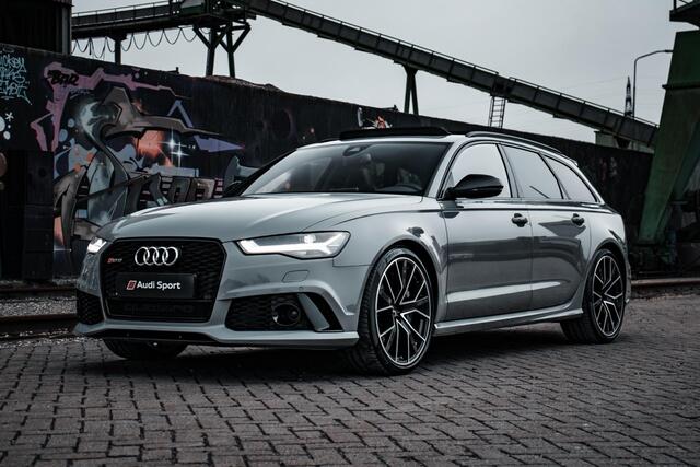Audi RS6 Avant 4.0 TFSI 605PK tiptronic quattro performance Pro Line Plus | Keramische remmen | Pano | Valcona leder | Stoel-/achterbankverwarming | Matrix LED