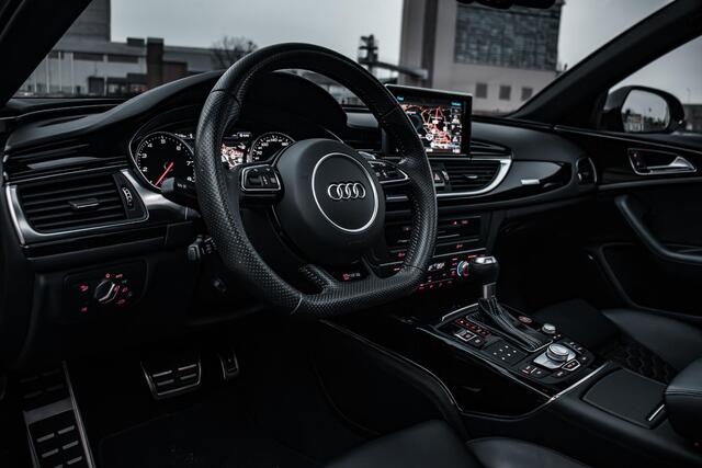 Audi RS6 Avant 4.0 TFSI 605PK tiptronic quattro performance Pro Line Plus | Keramische remmen | Pano | Valcona leder | Stoel-/achterbankverwarming | Matrix LED