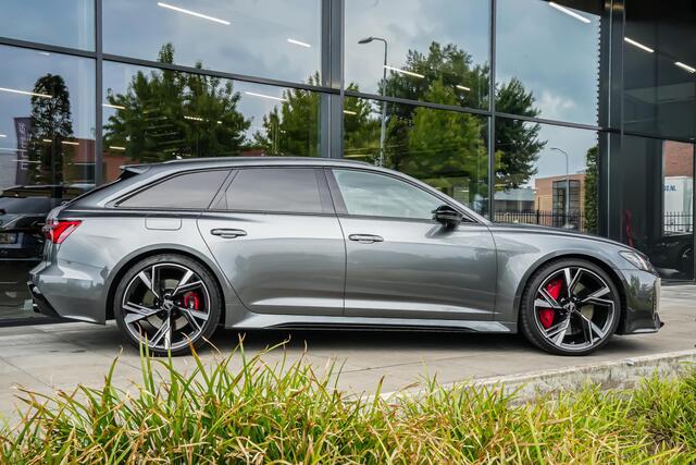 Audi RS6 Avant 600pk TFSI quattro |dealer onderhouden|dynamic ride control|panoramadak|meesturende achteras|B&O|Apple Carplay|360 camera|Matrix LED|22" lichtmetalen velgen|