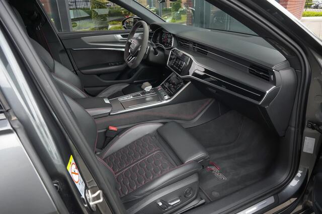 Audi RS6 Avant 600pk TFSI quattro |dealer onderhouden|dynamic ride control|panoramadak|meesturende achteras|B&O|Apple Carplay|360 camera|Matrix LED|22" lichtmetalen velgen|