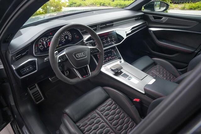Audi RS6 Avant 600pk TFSI quattro |dealer onderhouden|dynamic ride control|panoramadak|meesturende achteras|B&O|Apple Carplay|360 camera|Matrix LED|22" lichtmetalen velgen|