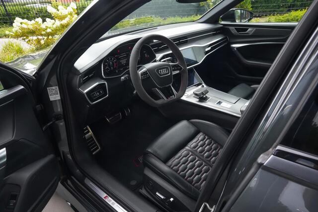 Audi RS6 Avant 600pk TFSI quattro |dealer onderhouden|dynamic ride control|panoramadak|meesturende achteras|B&O|Apple Carplay|360 camera|Matrix LED|22" lichtmetalen velgen|