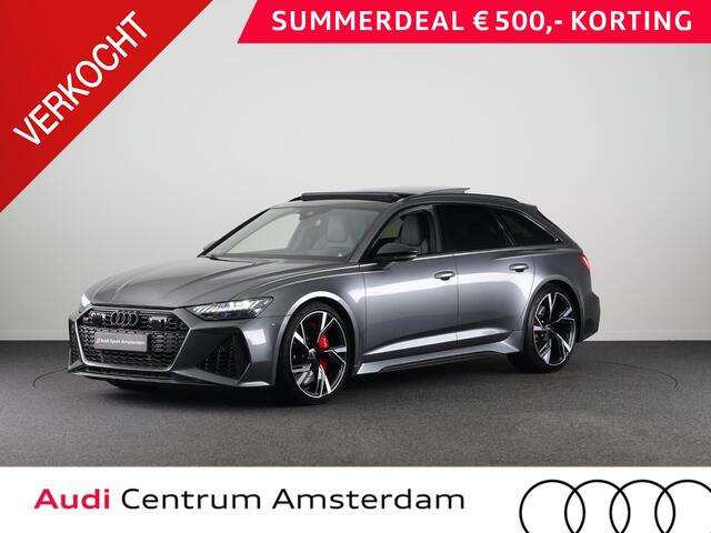 Audi RS6 Avant TFSI quattro 600pk | Panoramadak | Keremisch | Bang & Olufsen Advanced Soundsystem | Head Up Display | Matrix laser Led | Vierwielbesturing