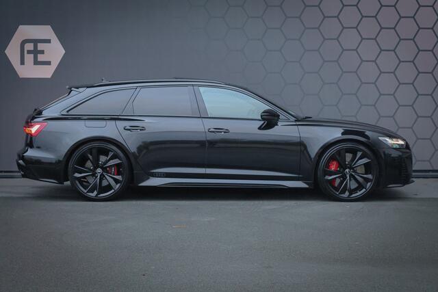 Audi RS6 A6 Avant TFSI quattro KERAMISCH | ADAPTIVE CRUISE | 360 CAMERA | TREKHAAK | SFEERVERLICHTING | CARBON INTERIEUR | HEAD UP | DYNAMIC PLUS | MEMORY SEATS | STOELVERKOELING & VERWARMING |