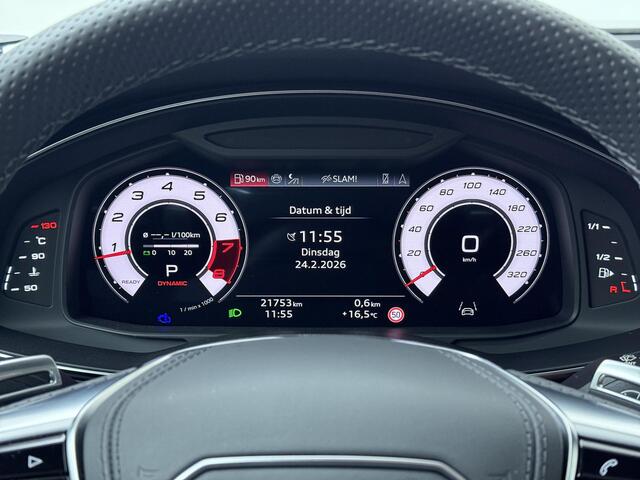 Audi RS6 Avant 4.0 TFSI Quattro performance | 630 PK | Trekhaak wegklapbaar | Bang & Olufsen Advance 3D | Panoramadak | Led Laser koplampen | 22" LM velgen | Nachtzicht | RS sportuitlaat | 280 km/h | Luxe lederen bekleding |