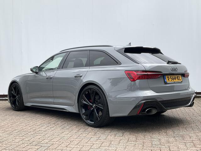 Audi RS6 4.0 TFSI 600PK Ceramic HUD Carbon Nardo 4WS Pano.dak Softclose B&O 360° Dealer-Serviced!