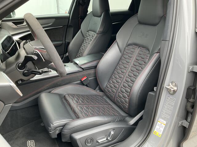 Audi RS6 4.0 TFSI 600PK Ceramic HUD Carbon Nardo 4WS Pano.dak Softclose B&O 360° Dealer-Serviced!