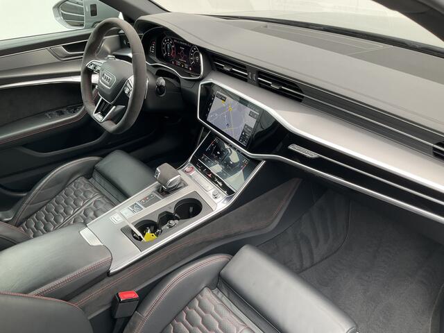 Audi RS6 4.0 TFSI 600PK Ceramic HUD Carbon Nardo 4WS Pano.dak Softclose B&O 360° Dealer-Serviced!