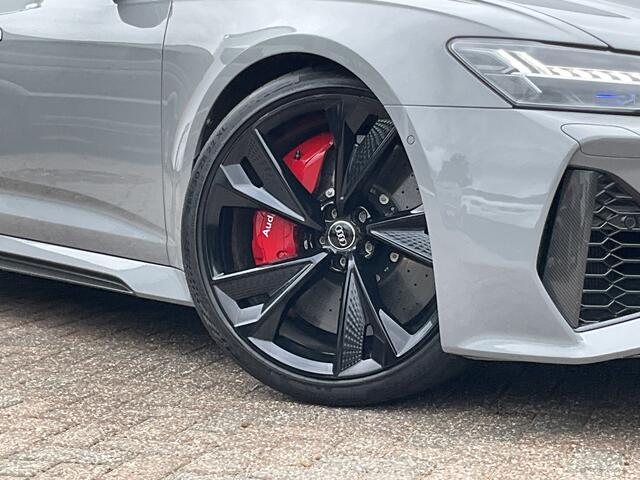 Audi RS6 4.0 TFSI 600PK Ceramic HUD Carbon Nardo 4WS Pano.dak Softclose B&O 360° Dealer-Serviced!