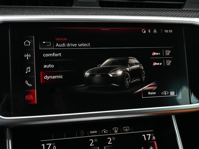 Audi RS6 A6 Avant TFSI quattro | Panoramadak | Achterasbesturing | 360 Camera | HUD | B&O | Carbon Inleg | Sportdifferentieel | Stoelverwarming + Ventilatie | Luchtvering | Soft Close | Stuurverwarming |