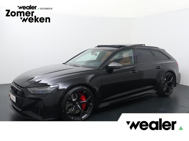 Audi RS6 Avant 4.0 TFSI Quattro performance | 630 PK | Trekhaak wegklapbaar | Adaptive Cruise Control | Bang & Olufsen Advanced 3D | Panoramadak | HD Matrix LED Laserlicht | 360 graden camera | Nachtzicht | RS sportuitlaat | Topsnelheid 280 km/h | 22" LM velgen | Vierwielsturing | Head-up Display | Stoelventilatie | Stoelverwarming V + A |
