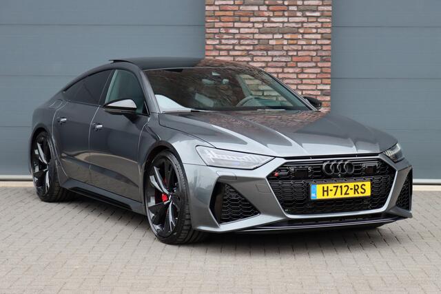 Audi RS7 A7 Sportback 4.0 TFSI Quattro Aut8 | Vierwielbesturing | Keramisch | Adaptive Cruise Control | HUD | Bang&Olufsen | Stoelventilatie | Nappa Leder | Assistentiepakket City/Tour | Matrix-LED | Soft-Close |