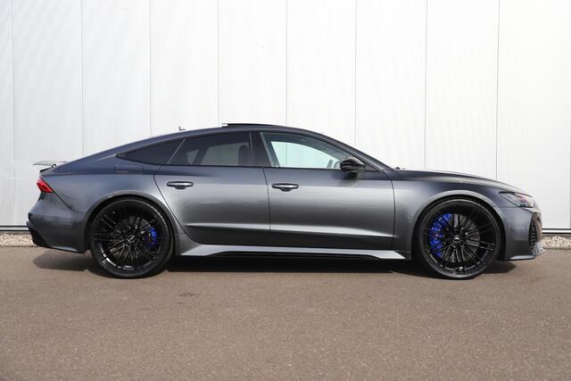 Audi RS7 4.0 TFSI RS 7 Sportback Quattro 750PK 23 inch Velgen Downpipes Ceramic B&O High End Alcantara Hemel Dynamic Plus Pack 4-wiel Sturing Softclose Stoelverkoeling Panoramadak Laser LED HUD 360 Camera Full Options! Nieuwstaat!