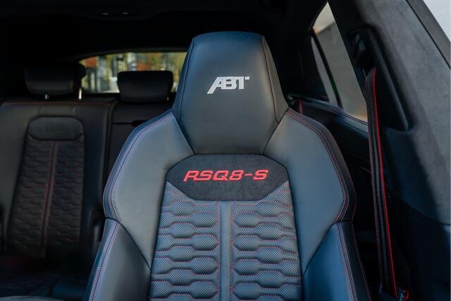 Audi RSQ8 ABT RSQ8-S 700 ABT Carbon fenders | ABT HR23 Glossy Black | Dynamic plus | carbon exterieur | Designo Mystic blauw (Audi Exclusive) | Keramische remmen | Panorama dak | alcantara hemel | RS design pakket ro Assistentie pakket plus | Uitgebreid leder pakke