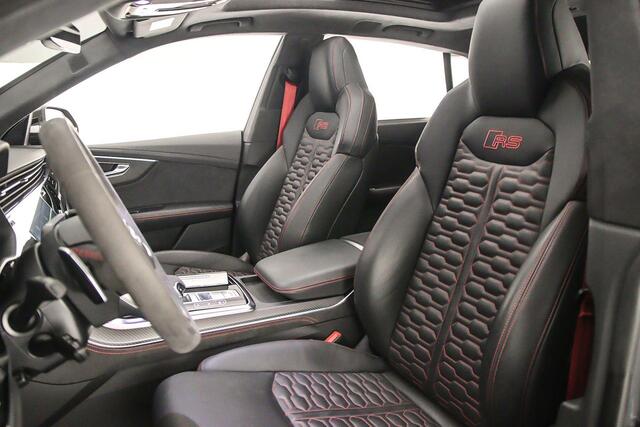 Audi RSQ8 600pk | Pano | Keramisch | B&O Adv. | Full Carbon | Exclusive Lak | Leder | Head Up | Dynamic Plus | Sportuitlaat | Ventilatie/Massage | Design Pack | Matrix |