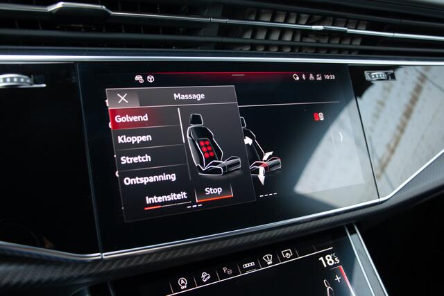 Audi RSQ8 4.0 V8 600PK URBAN | Keramische | ACC | 360 Cam | Nachtzicht | Achterasbesturing | B&O | Lane & Side Assist | Massage + Ventilatie | Alcantara | Head Up | Bankverwarming | Keyless Entry | ETH. 3500kg | 24" Urban Automotive | Standkachel | Dynamic+ | Stu