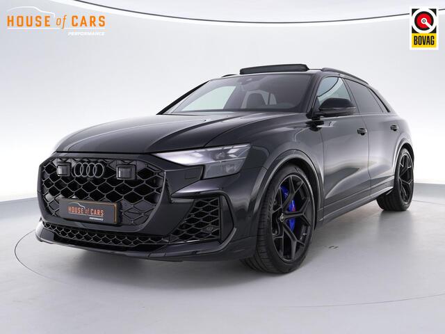 Audi RSQ8 Performance 4.0 640pk TFSI |B&O advanced|RS-design blauw|pano|massage|soft close|keramisch|HUD|360 camera|matrix LED|carbon interieur|memory|elek. trekhaak|