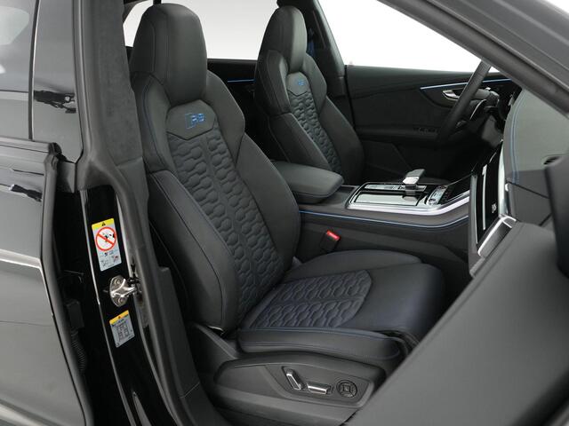 Audi RSQ8 Performance 4.0 640pk TFSI |B&O advanced|RS-design blauw|pano|massage|soft close|keramisch|HUD|360 camera|matrix LED|carbon interieur|memory|elek. trekhaak|