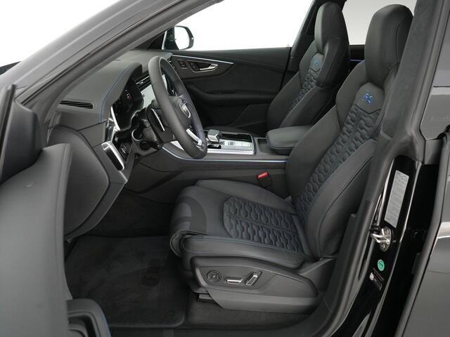 Audi RSQ8 Performance 4.0 640pk TFSI |B&O advanced|RS-design blauw|pano|massage|soft close|keramisch|HUD|360 camera|matrix LED|carbon interieur|memory|elek. trekhaak|