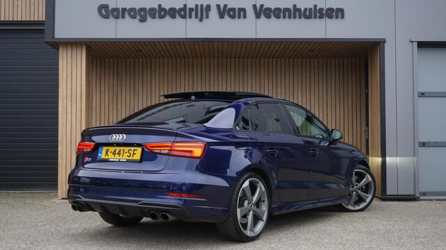 Audi S3 Limousine 2.0 TFSI 310pk Quattro *Facelift* Pano.Dak B&O *Navarrablauw Metallic* 19inch Audi Sport *Unieke S3* Dealer o.h.