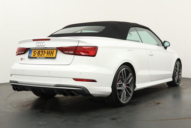 Audi S3 Cabriolet BWJ 2017 2.0 TFSI S3 quattro 310 PK Pro Line Plus AUTOMAAT / LEDER / FULL LED / STOELVERW. / NAVI / CIMA / CRUISE / LICHT & REGEN SENSOR