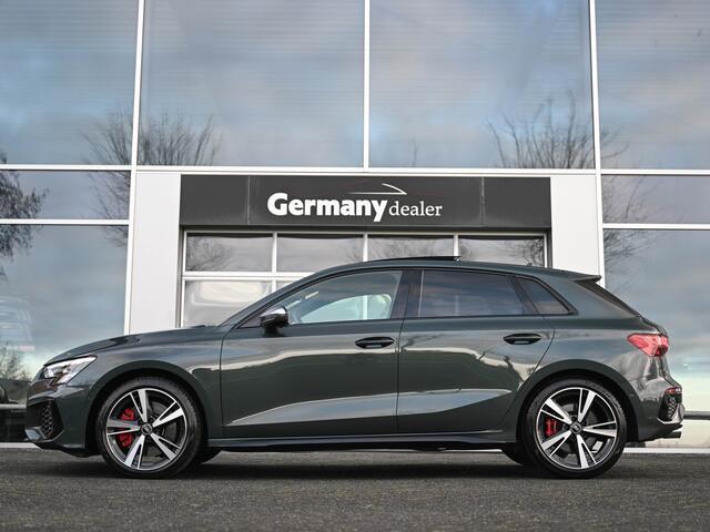Audi S3 SPORTBACK 2.0TFSI Quattro Edition One Camouflage Green Pano Rode-Stiksels Massage HUD B&O ACC Dodehoek