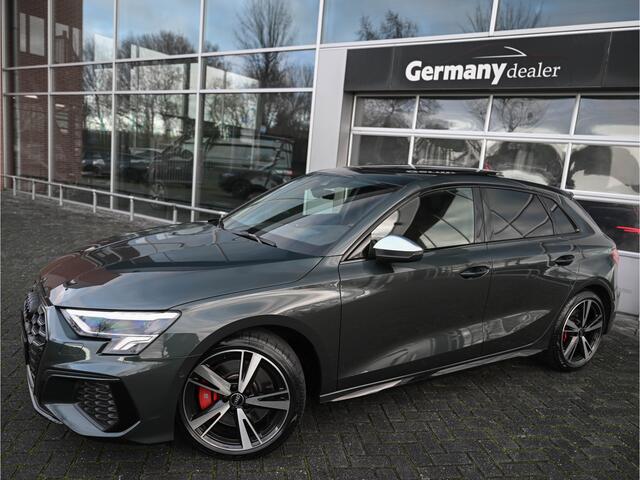Audi S3 SPORTBACK 2.0TFSI Quattro Edition One Camouflage Green Pano Rode-Stiksels Massage HUD B&O ACC Dodehoek