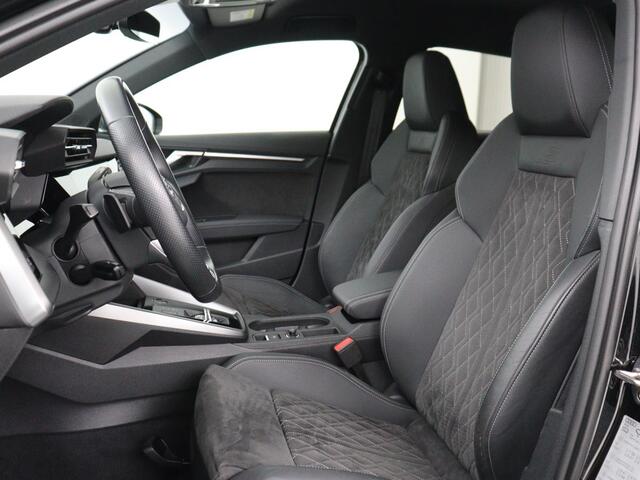 Audi S3 SPORTBACK 2.0 TFSI S3 quattro | Adaptive cruise | B&O | Bang & Olufsen | Matrix LED | Leder/Alcantara | Park Assist | Stoelverwarming | Virtual Cockpit | Carplay | Navigatie | Sportstoelen | Climate control
