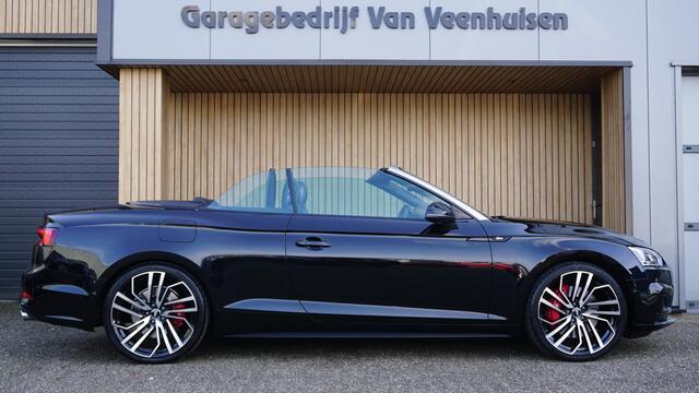 Audi S5 Cabriolet 3.0 TFSI 354pk Quattro *Black Optik* RS-Seat Nappa 20inch LM B&O HUD 360-View Keyless Afn.Trekhaak *Zeer Nette S5*