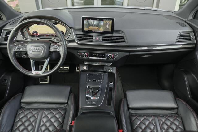 Audi SQ5 3.0 TFSI 354pk Quattro Panoramadak Luchtvering RS stoelen Trekhaak Head-up Bang&Olufsen BOMVOL Black pack