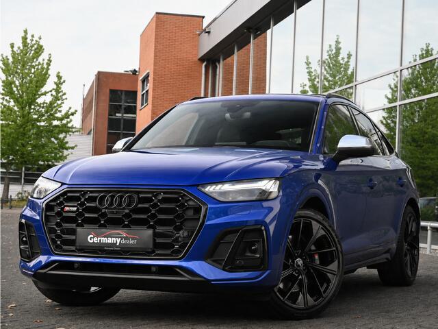 Audi SQ5 Sportback 3.0TDI 342 pk Quattro Ultra Blauw Luchtvering Pano Carbon 360Cam B&O Sfeerverl Trekh.