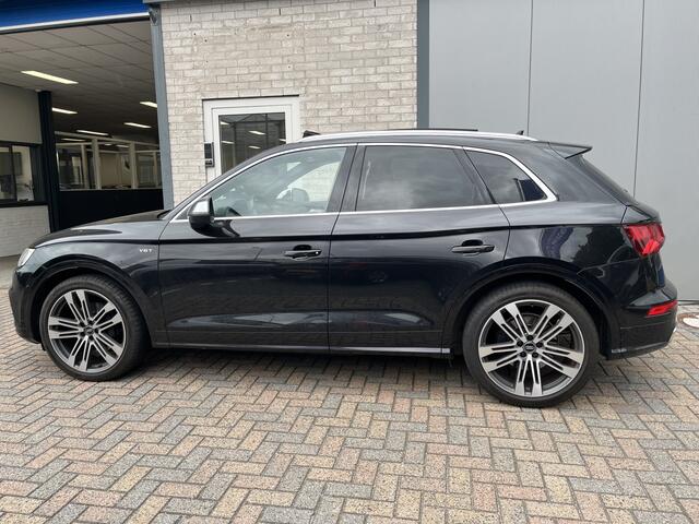 Audi SQ5 3.0 TFSI quattro Pro Line Plus / AUTOMAAT/ 354 PK/ PANO/ NAPPA LEER/ TREKHAAK/ CAMERA/ SMARTPHONE INTERFACE/ STOELVERWARM./ ELEK.STOELEN/ CRUISE/ DODEHOEK/ KEYLESS/ ELEK.ACHTERKLEP/ NAVI/ DAB/ 21'" LMV