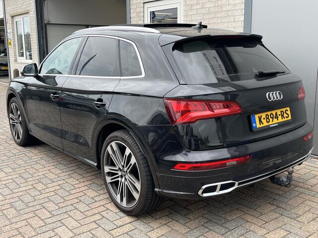 Audi SQ5 3.0 TFSI quattro Pro Line Plus / AUTOMAAT/ 354 PK/ PANO/ NAPPA LEER/ TREKHAAK/ CAMERA/ SMARTPHONE INTERFACE/ STOELVERWARM./ ELEK.STOELEN/ CRUISE/ DODEHOEK/ KEYLESS/ ELEK.ACHTERKLEP/ NAVI/ DAB/ 21'" LMV