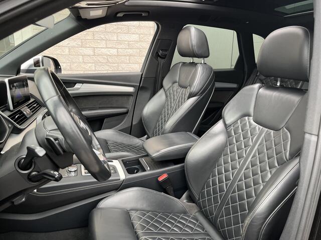 Audi SQ5 3.0 TFSI quattro Pro Line Plus / AUTOMAAT/ 354 PK/ PANO/ NAPPA LEER/ TREKHAAK/ CAMERA/ SMARTPHONE INTERFACE/ STOELVERWARM./ ELEK.STOELEN/ CRUISE/ DODEHOEK/ KEYLESS/ ELEK.ACHTERKLEP/ NAVI/ DAB/ 21'" LMV