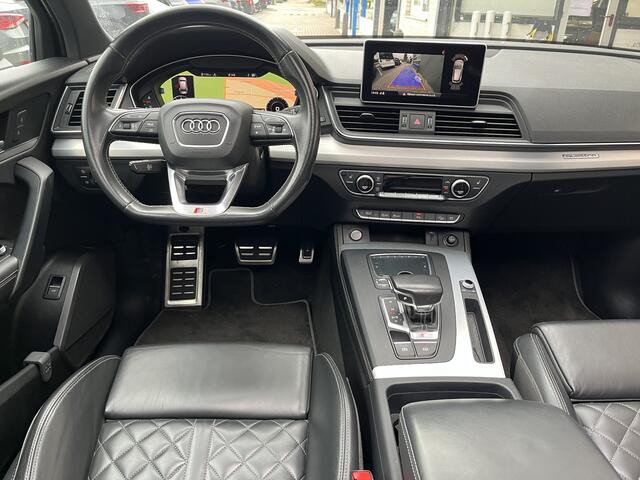 Audi SQ5 3.0 TFSI quattro Pro Line Plus / AUTOMAAT/ 354 PK/ PANO/ NAPPA LEER/ TREKHAAK/ CAMERA/ SMARTPHONE INTERFACE/ STOELVERWARM./ ELEK.STOELEN/ CRUISE/ DODEHOEK/ KEYLESS/ ELEK.ACHTERKLEP/ NAVI/ DAB/ 21'" LMV