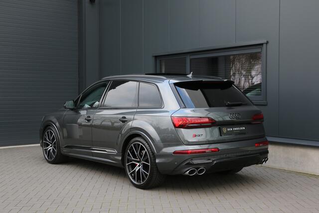 Audi SQ7 4.0 TFSI SQ7 V8 507PK 7-Persoons | ACC | 360 Cam | Pano | B&O | Laser | Carbon | Achterasbesturing | Lane & Side Assist | 22"| E.TH 3500KG | Memory | Luchtvering| Keyless Entry | Stuurverwarming | Apple & Android Carplay | BTW | N.P: ¤207.366 | Fabrieksga