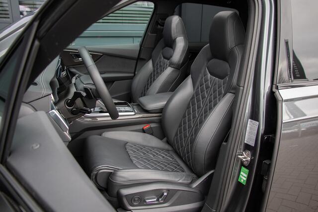 Audi SQ7 4.0 TFSI SQ7 V8 507PK 7-Persoons | ACC | 360 Cam | Pano | B&O | Laser | Carbon | Achterasbesturing | Lane & Side Assist | 22"| E.TH 3500KG | Memory | Luchtvering| Keyless Entry | Stuurverwarming | Apple & Android Carplay | BTW | N.P: ¤207.366 | Fabrieksga
