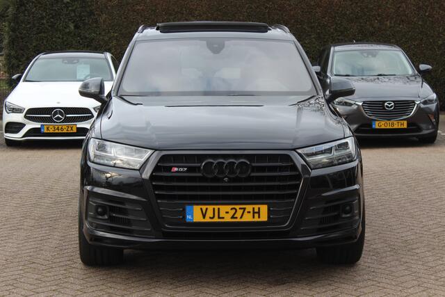 Audi SQ7 4.0 TDI quattro / Trekhaak / Panoramadak / 360Camera / Head-up / 23'' / Luchtvering / Keyless / Bose / Dodehoek / DAB / Apple CarPlay / Nachtzicht / Matrix LED / ACC / Stoelverwarming