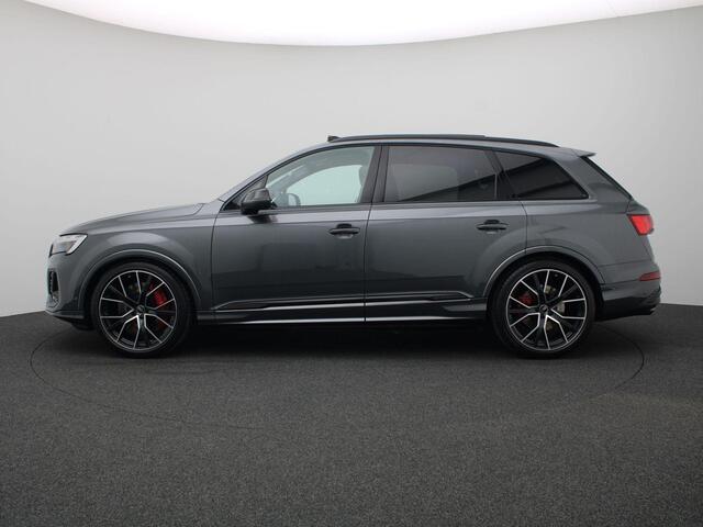 Audi SQ7 4.0 TFSI SQ7 quattro 507PK S-Tronic 7-persoons advanced onderstel, panoramadak, trekhaak, standkachel, 360 gr. camera, leder, Bang&Olufsen, Laser LED,winterpakket Plus, stoelventilatie, alarm, 22'' lichtmetaal