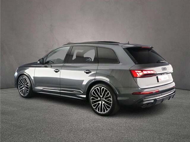 Audi SQ7 507pk 7p | Pano | B&O | Adv. Onderstel | Laser | 360Cam | Keyless | 22 inch | Leder | 4-wiel best. | 7 Persoons | Trekhaak |