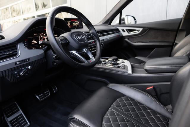 Audi SQ7 4.0 TDI 436 pk SQ7 Quattro Pro Line S-Line + / 7-Zitter/ NL-Auto/ RS-Stoelen/ 4-Wielsturing/ Pano-Dak/ Matrix-Led/ Keyless/ Head-Up/ Bose-3D/ Adap.Cruise/ 22'' LMV