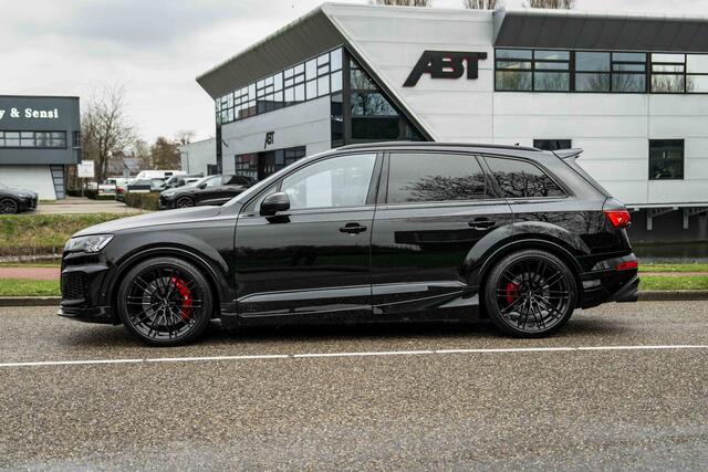 Audi SQ7 ABT 4.0 TFSI 650pk 7p | ABT small body | Panoramadak | B&O | Stoelventilatie + massagefunctie | Uitgebreid leder pakket | ABT HR22 Glossy black | Carbon