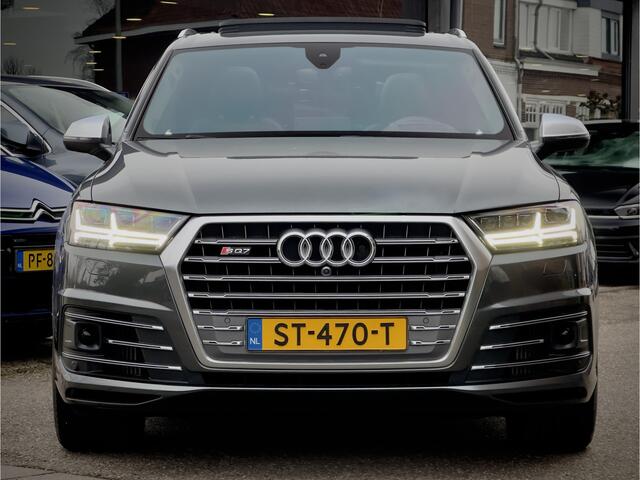 Audi SQ7 4.0-V8 TDI 436PK QUATTRO 7PRS PANODAK DESIGNO-LEDER B&O SOUNDSYSTEEM NAVI CAMERA DIGI-DASH LED LMV-21INCHE PDC ALLE OPTIES!